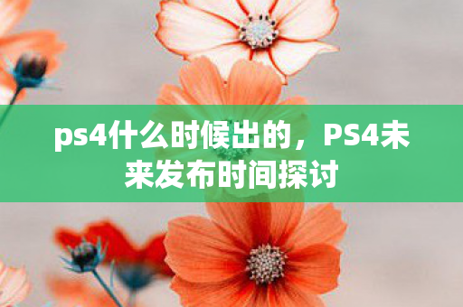 ps4什么时候出的,PS4未来发布时间探讨 ps4什么时候出的,PS4未来发布时间探讨