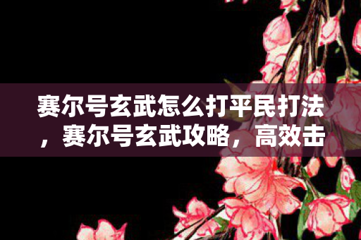 赛尔号玄武怎么打平民打法图片