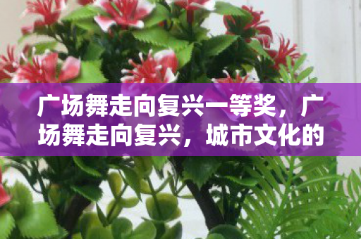 广场舞走向复兴一等奖，广场舞走向复兴，城市文化的新篇章