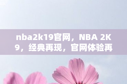 nba2k19官网，NBA 2K9，经典再现，官网体验再升级