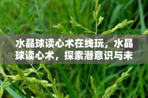 探索潜意识与未来的神秘之旅图片