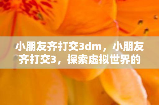 小朋友齐打交3dm,小朋友齐打交3,探索虚拟世界的无限乐趣 小朋友齐打交3dm,小朋友齐打交3,探索虚拟世界的无限乐趣