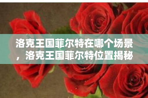 洛克王国菲尔特在哪个场景，洛克王国菲尔特位置揭秘
