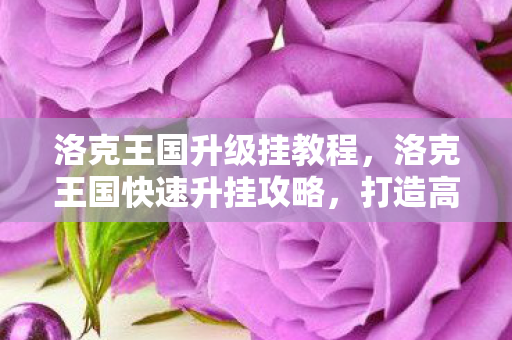 洛克王国快速升挂攻略图片