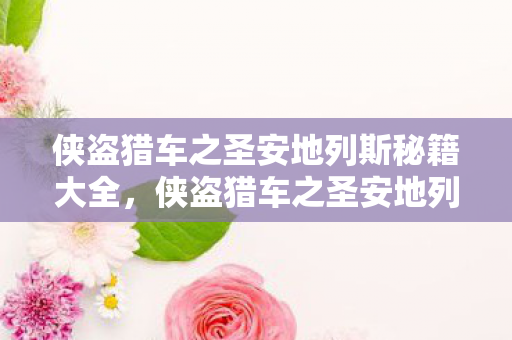 侠盗猎车之圣安地列斯秘籍大全图片