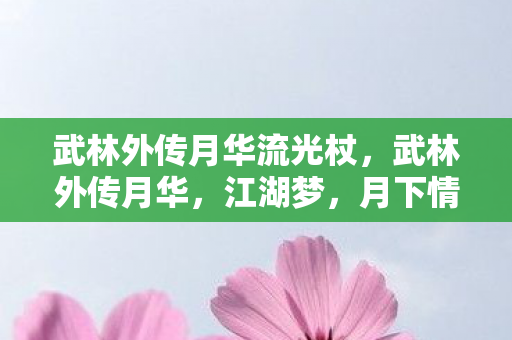 武林外传月华流光杖图片