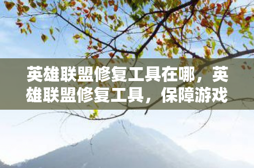 英雄联盟修复工具在哪,英雄联盟修复工具,保障游戏流畅性的神器 英雄联盟修复工具在哪,英雄联盟修复工具,保障游戏流畅性的神器