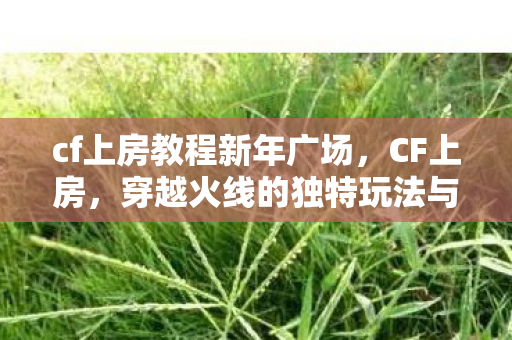 穿越火线的独特玩法与社区文化图片