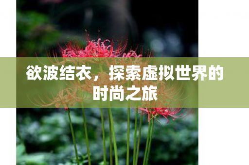 欲波结衣,探索虚拟世界的时尚之旅 欲波结衣,探索虚拟世界的时尚之旅