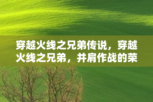 穿越火线之兄弟传说,穿越火线之兄弟,并肩作战的荣耀与情谊 穿越火线之兄弟传说,穿越火线之兄弟,并肩作战的荣耀与情谊