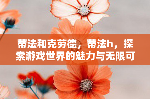 蒂法和克劳德，蒂法h，探索游戏世界的魅力与无限可能