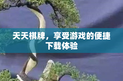 天天棋牌,享受游戏的便捷下载体验 天天棋牌,享受游戏的便捷下载体验