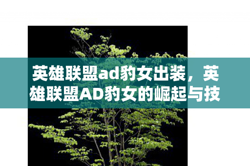 英雄联盟ad豹女出装,英雄联盟AD豹女的崛起与技巧解析 英雄联盟ad豹女出装,英雄联盟AD豹女的崛起与技巧解析