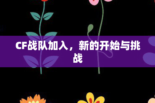 CF战队加入,新的开始与挑战 CF战队加入,新的开始与挑战