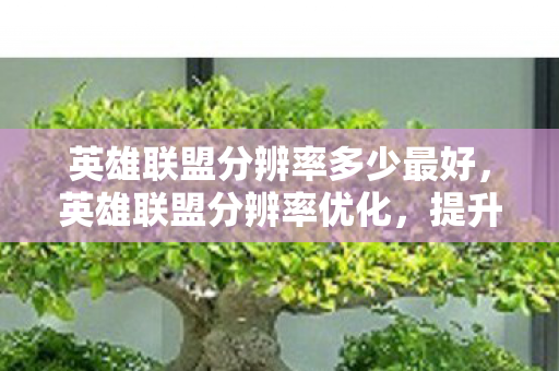 英雄联盟分辨率多少最好，英雄联盟分辨率优化，提升游戏体验的关键