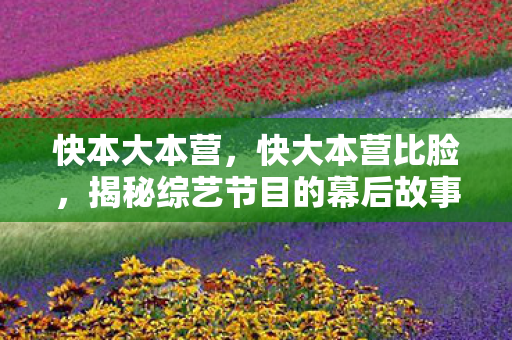 快本大本营,快大本营比脸,揭秘综艺节目的幕后故事 快本大本营,快大本营比脸,揭秘综艺节目的幕后故事