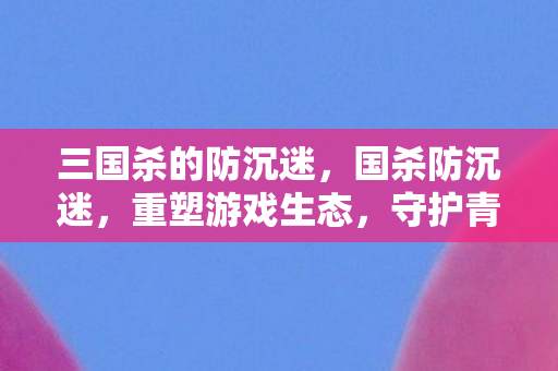 三国杀的防沉迷,国杀防沉迷,重塑游戏生态,守护青少年健康成长 三国杀的防沉迷,国杀防沉迷,重塑游戏生态,守护青少年健康成长