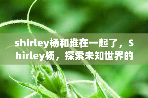 shirley杨和谁在一起了,Shirley杨,探索未知世界的神秘之旅 shirley杨和谁在一起了,Shirley杨,探索未知世界的神秘之旅