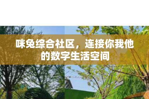 咪兔综合社区,连接你我他的数字生活空间 咪兔综合社区,连接你我他的数字生活空间