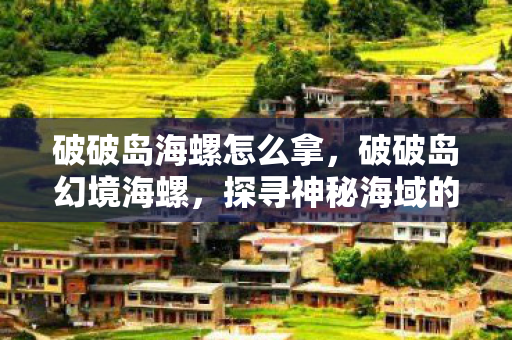 破破岛海螺怎么拿,破破岛幻境海螺,探寻神秘海域的奇幻之旅 破破岛海螺怎么拿,破破岛幻境海螺,探寻神秘海域的奇幻之旅