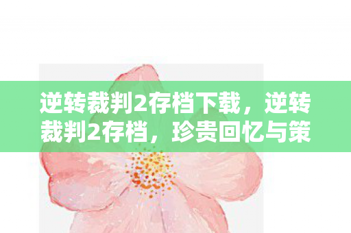 逆转裁判2存档下载,逆转裁判2存档,珍贵回忆与策略智慧的结晶 逆转裁判2存档下载,逆转裁判2存档,珍贵回忆与策略智慧的结晶