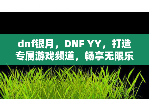 dnf银月,DNF YY,打造专属游戏频道,畅享无限乐趣 dnf银月,DNF YY,打造专属游戏频道,畅享无限乐趣