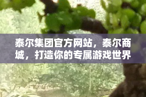 泰尔集团官方网站,泰尔商城,打造你的专属游戏世界 泰尔集团官方网站,泰尔商城,打造你的专属游戏世界