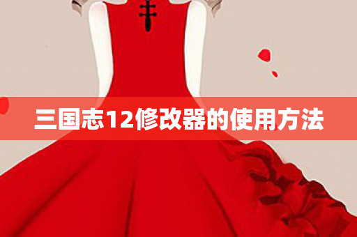 三国志12修改器的使用方法