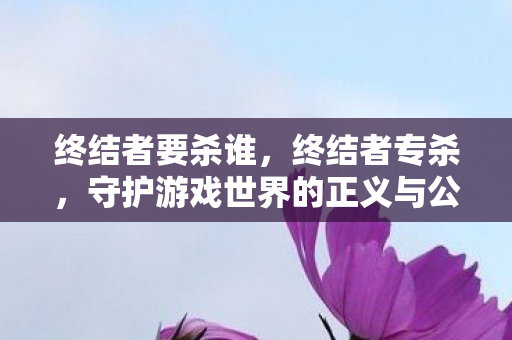 终结者要杀谁,终结者专杀,守护游戏世界的正义与公平 终结者要杀谁,终结者专杀,守护游戏世界的正义与公平