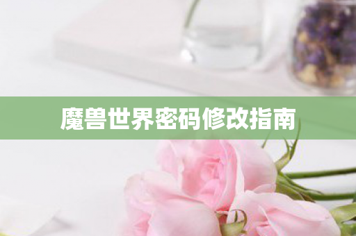 魔兽世界密码修改指南 魔兽世界密码修改指南