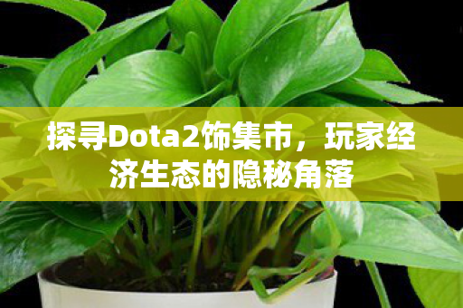 玩家经济生态的隐秘角落图片