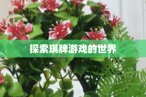 探索琪牌游戏的世界 探索琪牌游戏的世界