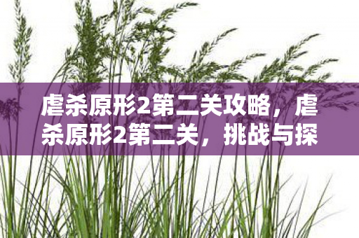 虐杀原形2第二关攻略,虐杀原形2第二关,挑战与探索的交织 虐杀原形2第二关攻略,虐杀原形2第二关,挑战与探索的交织