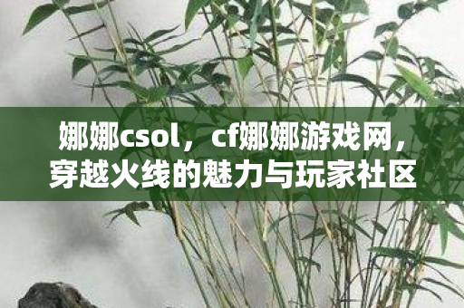 娜娜csol,cf娜娜游戏网,穿越火线的魅力与玩家社区 娜娜csol,cf娜娜游戏网,穿越火线的魅力与玩家社区