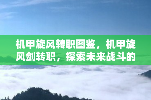 机甲旋风转职图鉴，机甲旋风剑转职，探索未来战斗的新篇章