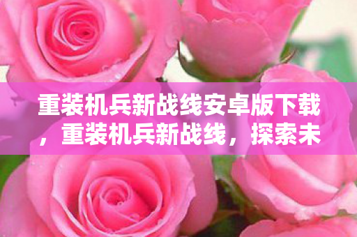 重装机兵新战线安卓版下载，重装机兵新战线，探索未知世界的机械师之旅