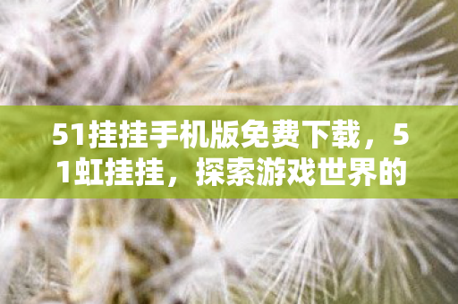 51挂挂手机版免费下载,51虹挂挂,探索游戏世界的奇妙之旅 51挂挂手机版免费下载,51虹挂挂,探索游戏世界的奇妙之旅