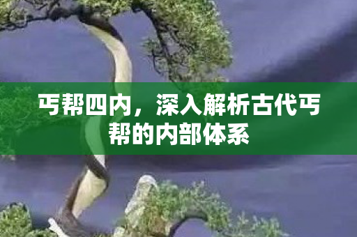 丐帮四内,深入解析古代丐帮的内部体系 丐帮四内,深入解析古代丐帮的内部体系