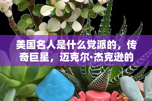 美国名人是什么党派的,传奇巨星,迈克尔·杰克逊的传奇人生与不朽遗产 美国名人是什么党派的,传奇巨星,迈克尔·杰克逊的传奇人生与不朽遗产