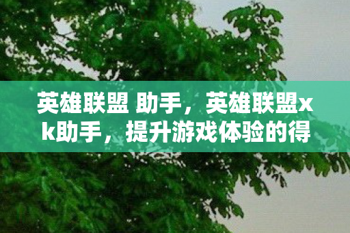 英雄联盟 助手,英雄联盟xk助手,提升游戏体验的得力助手 英雄联盟 助手,英雄联盟xk助手,提升游戏体验的得力助手