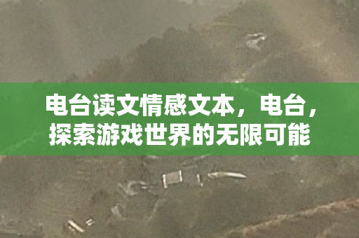 电台读文情感文本,电台,探索游戏世界的无限可能 电台读文情感文本,电台,探索游戏世界的无限可能