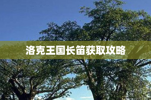 洛克王国长笛获取攻略