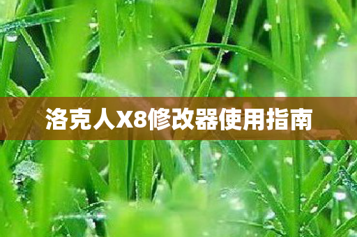 洛克人X8修改器使用指南