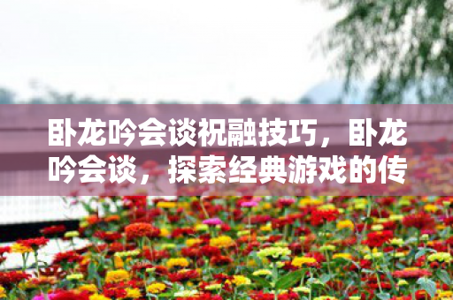 卧龙吟会谈祝融技巧,卧龙吟会谈,探索经典游戏的传承与创新 卧龙吟会谈祝融技巧,卧龙吟会谈,探索经典游戏的传承与创新