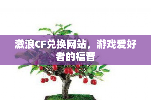激浪CF兑换网站，游戏爱好者的福音