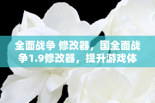 全面战争 修改器,国全面战争1.9修改器,提升游戏体验的利器 全面战争 修改器,国全面战争1.9修改器,提升游戏体验的利器