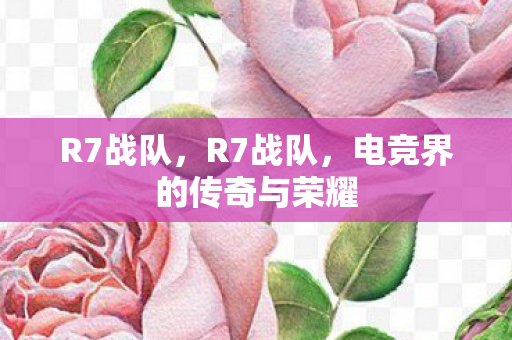 R7战队,R7战队,电竞界的传奇与荣耀 R7战队,R7战队,电竞界的传奇与荣耀