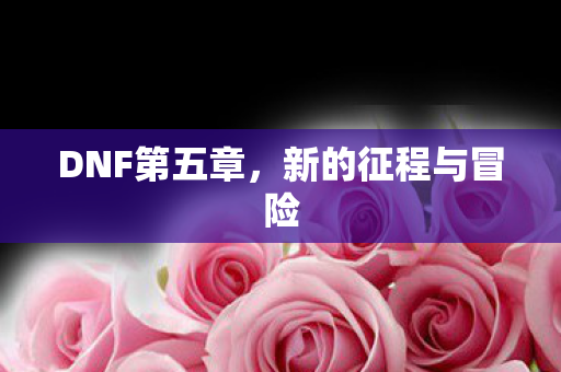 DNF第五章,新的征程与冒险 DNF第五章,新的征程与冒险