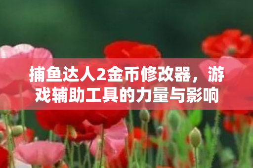 捕鱼达人2金币修改器，游戏辅助工具的力量与影响