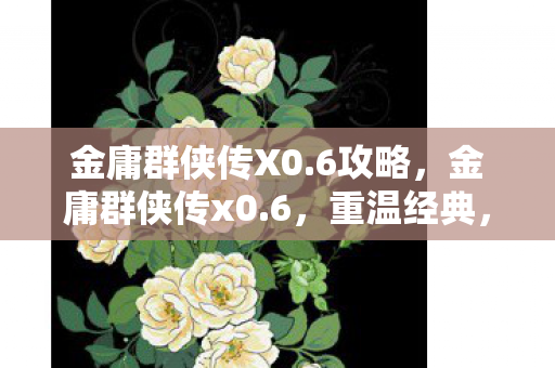 金庸群侠传X0.6攻略,金庸群侠传x0.6,重温经典,再续江湖情缘 金庸群侠传X0.6攻略,金庸群侠传x0.6,重温经典,再续江湖情缘